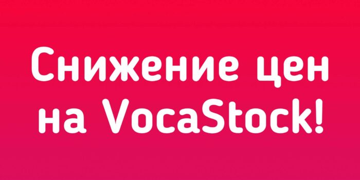 Снижение цен на Voca Stock